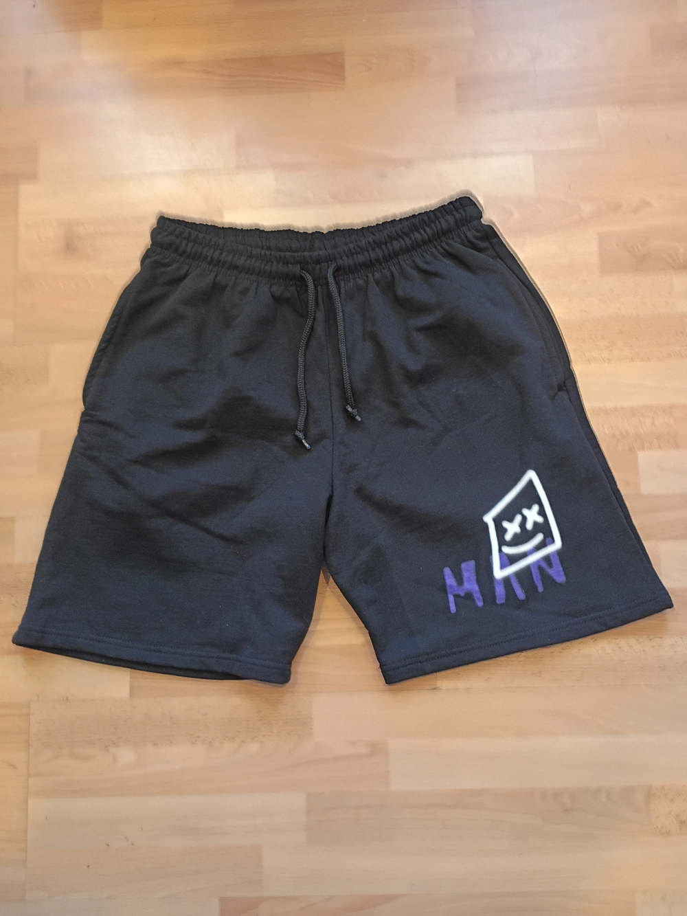 Boohoo Man Shorts Large Black